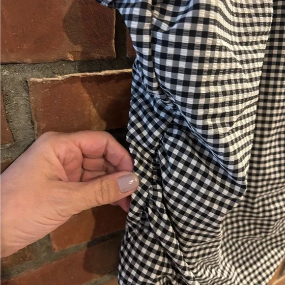 Kona Sol Black and White Gingham Swimsuit - Picture 4 of 6